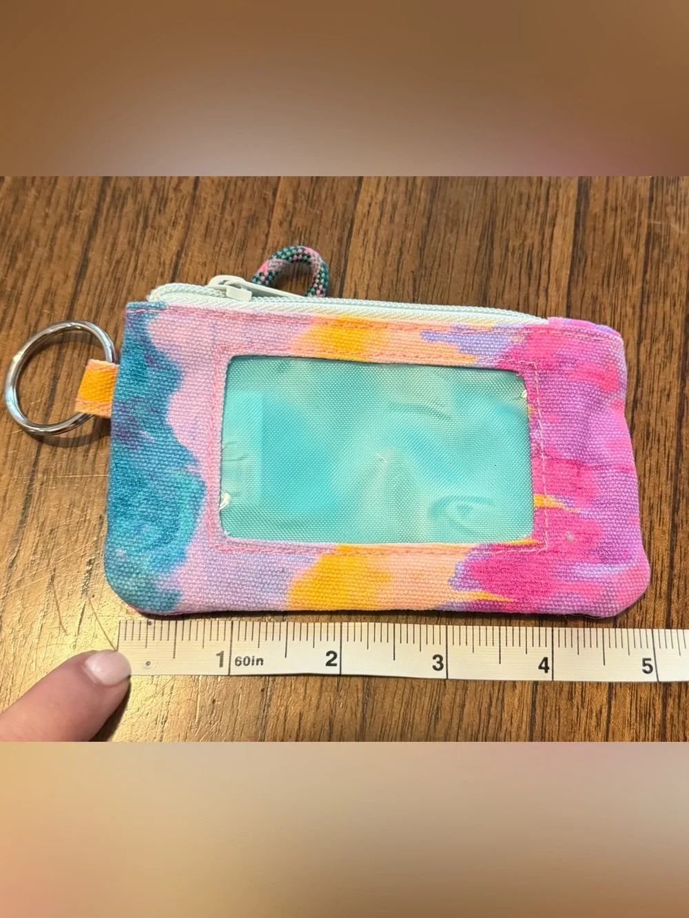 Kavu Stirling Wallet Tie-Dye in Teal, Yellow, Pink, Purple